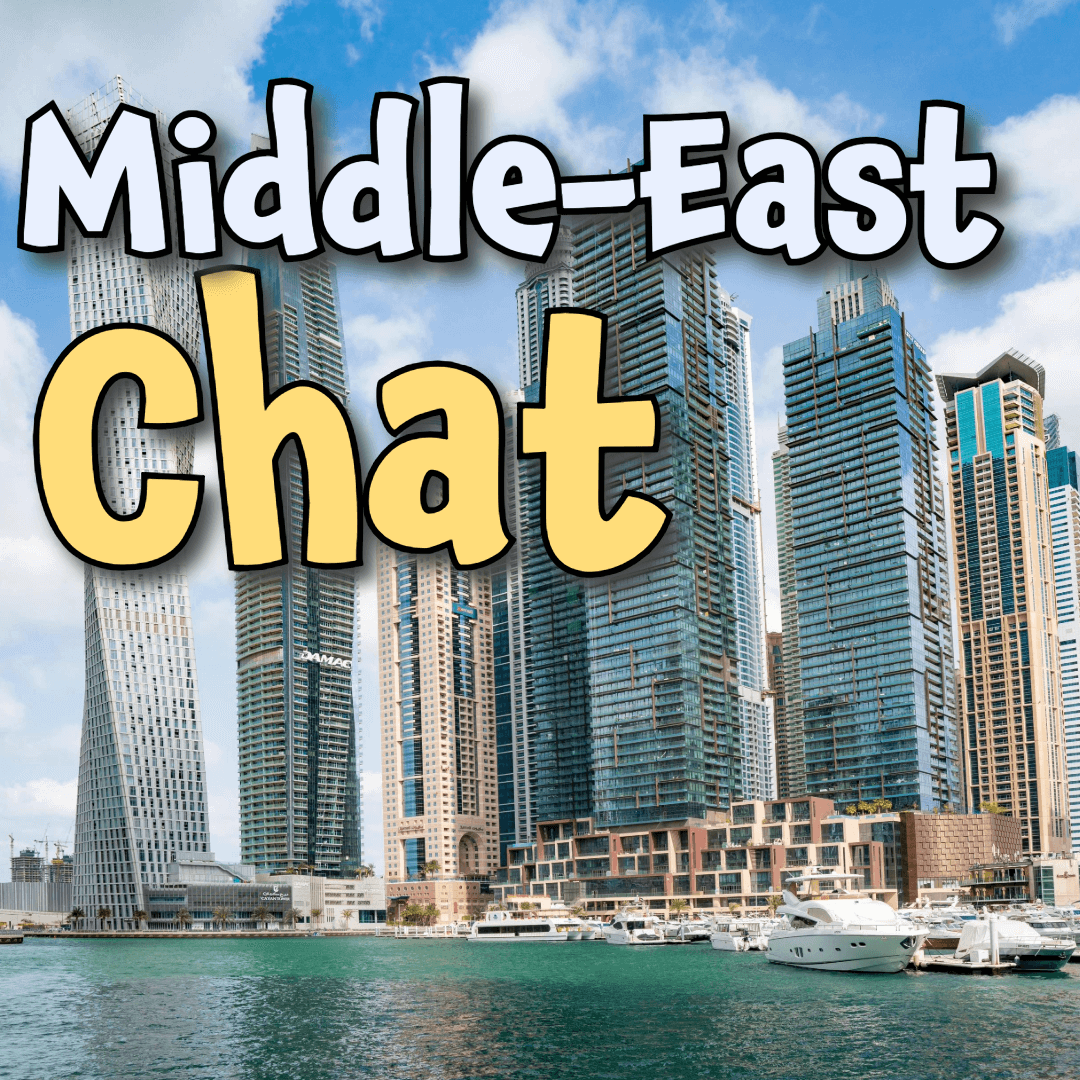 Chat room for people living in the Middle East